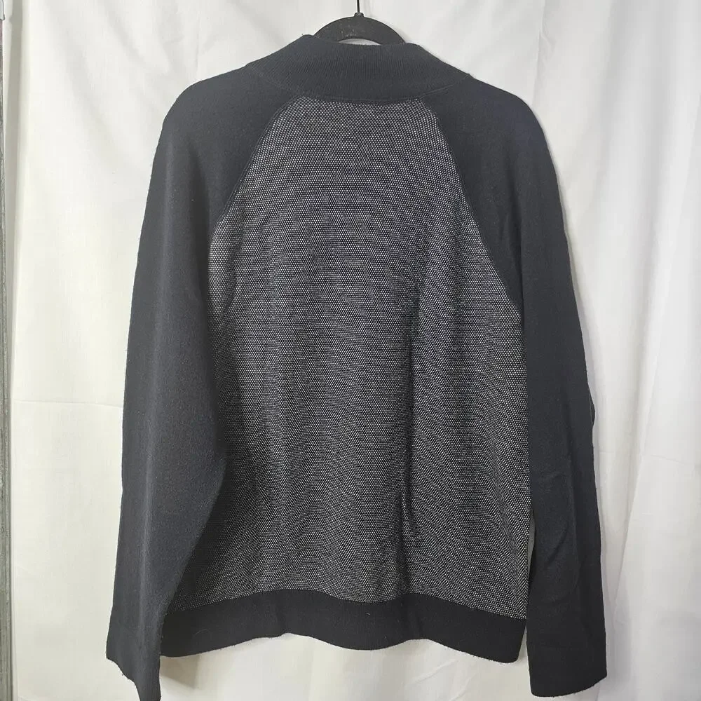 Vince Men's Birdseye Wool & Cashmere Henley Sweater size Large - Picture 9 of 9